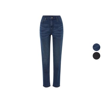 Damen Thermo-Jeans, Straight Fit, normale Leibhöhe -...