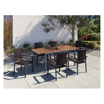 LIVARNO® Alu-Gartentisch »Valencia«, 150-200 x 90 x 74 cm, ausziehbar - B-Ware sehr gut