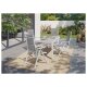 LIVARNO HOME Alu-Gartentisch »Houston« weiß, 140 x 92 x 74 cm - B-Ware sehr gut