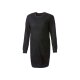 esmara® Damen Umstands-Sweatkleid, leger geschnitten (schwarz, XL (48/50)) - B-Ware neuwertig