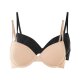 esmara® 2er Set Damen-BHs, 85C, schwarz/beige - B-Ware neuwertig
