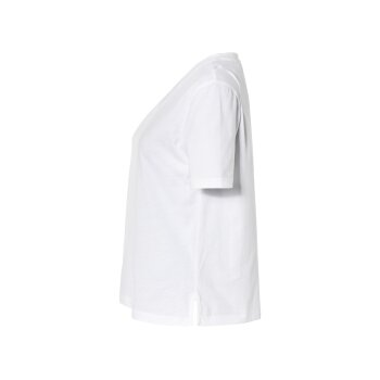 esmara® Damen T-Shirt, leger geschnitten (Weiß, L(44/46)) - B-Ware neuwertig