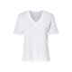 esmara® Damen T-Shirt, leger geschnitten (Weiß, L(44/46)) - B-Ware neuwertig
