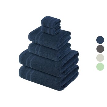 LIVARNO home Frottier-Set 350gsm 6tlg. - B-Ware