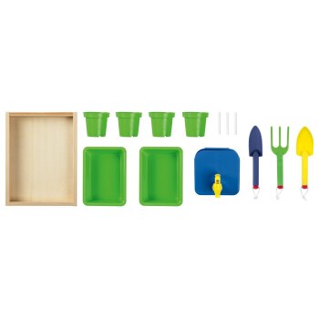 PLAYTIVE Outdoorküche, stabile Konstruktion aus Echtholz - B-Ware neuwertig