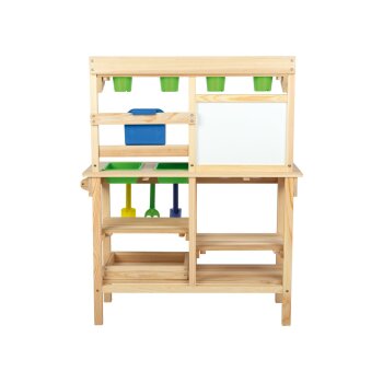 PLAYTIVE Outdoorküche, stabile Konstruktion aus Echtholz - B-Ware neuwertig