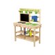 PLAYTIVE Outdoorküche, stabile Konstruktion aus Echtholz - B-Ware neuwertig