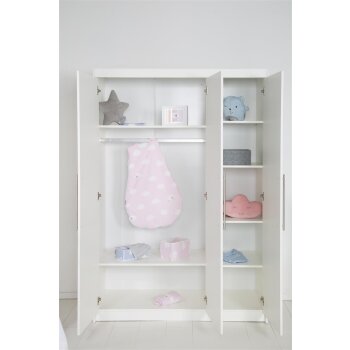 roba Kleiderschrank Maren, 3-türig, weiß - B-Ware Transportschaden Kosmetisch