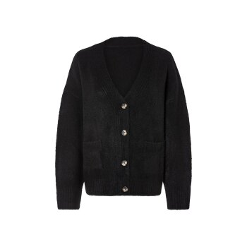 esmara® Damen Cardigan, im Oversize-Look (schwarz, M(40/42)) - B-Ware neuwertig