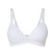 esmara® Damen Soft BH, bügellos mit gepaddeten Cups (weiß, 95D) - B-Ware neuwertig