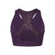 CRIVIT Damen Sportbustier, High-Level (lila, M) - B-Ware neuwertig