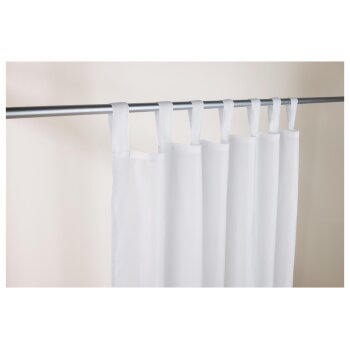 LIVARNO home Vorhangschal-Set, 2-teilig (Weiß) - B-Ware sehr gut