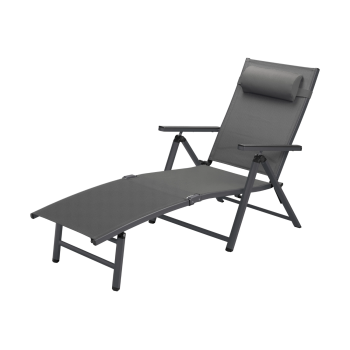 LIVARNO home Alu-Liegestuhl »Houston«, anthrazit - B-Ware gut