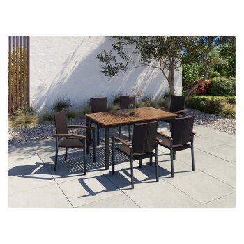 LIVARNO home Gartentisch »Valencia«, 150 x 90 x 74 cm - B-Ware Transportschaden Kosmetisch