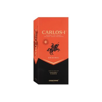 OSBORNE Carlos I Brandy de Jerez Solera Gran Reserva Sherry Casks mit Geschenkbox 40% Vol