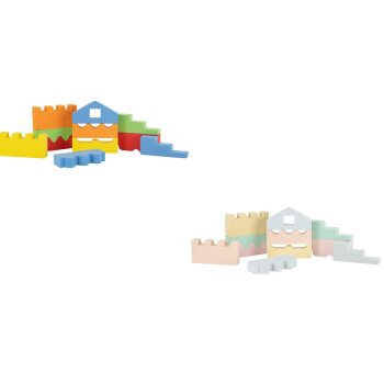 Playtive Bausteine-Puzzle, zum Stapeln - B-Ware