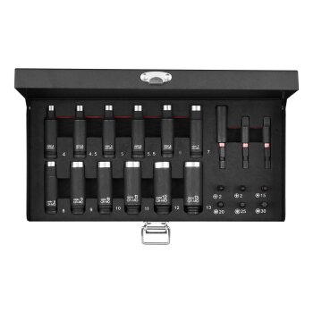 PARKSIDE PERFORMANCE® ¼ Zoll Schlagnuss-Set, für Elektro- und Handwerkzeuge - B-Ware sehr gut