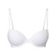 esmara® Damen Bügel-BHs, 2 Stück, gepaddete Cups (grau/weiß, 75B) - B-Ware neuwertig