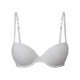 esmara® Damen Bügel-BHs, 2 Stück, gepaddete Cups (grau/weiß, 75B) - B-Ware neuwertig