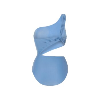 esmara® Damen Badeanzug mit herausnehmbaren Pads (blau, 40) - B-Ware neuwertig
