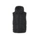 esmara® Damen Steppweste, Kapuze mit Kordelzug (schwarz, M (40/42)) - B-Ware neuwertig