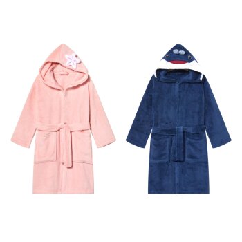 LIVARNO home Kinder Bademantel, saugfähig und...