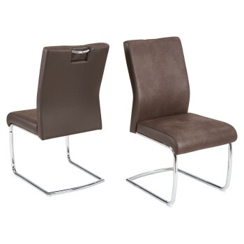 Reality 2er Set Schwingstuhl Jumbo (Dunkelbraun) - B-Ware...