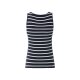 esmara® Damen Tops, 2 Stück, mit hohem Bio-Baumwollanteil (navy/weiß, M(40/42)) - B-Ware neuwertig