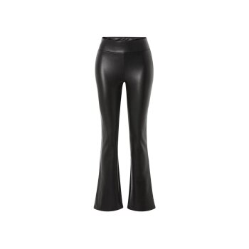 esmara® Damen Leggings / Schlaghose, in Lederoptik - B-Ware