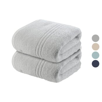 SANSIBAR Frottier-Handtücher, 2 Stück, mit...