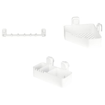 LIVARNO home Handtuchhalter / Eckregal / Duschablage, mit...