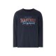 LIVERGY® 2-teiliger Herren-Pyjama, aus Baumwolle, M, marineblau/rot - B-Ware neuwertig
