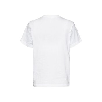 adidas Damen T-Shirt, atmungsaktiv, mit V-Ausschnitt (weiß, L) - B-Ware neuwertig