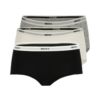MEXX Damen Hipster, 3 Stück, mit Markenschriftzug...
