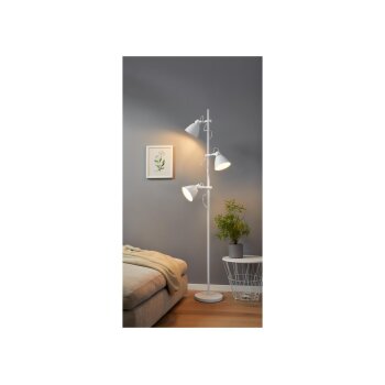 LIVARNO home LED-Stehleuchte »TEIWAZ«, mit 3 kippbaren Leuchtschirmen (weiß) - B-Ware sehr gut
