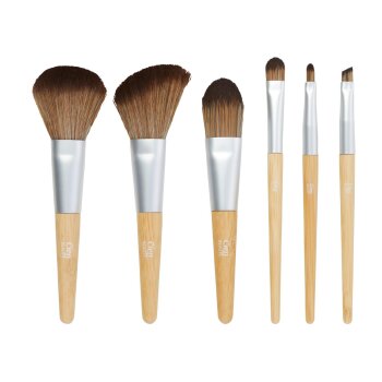 CIEN Beauty Kosmetikpinsel-Set, mit Griffe aus Bambus...