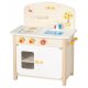 roba Spielküche, Küchenzeile mit 2 Kochstellen und Zubehör, weiß/natur - B-Ware sehr gut
