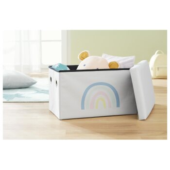 LIVARNO home Kinder-Sitztruhe, mit Dino- oder Regenbogenmotiv - B-Ware