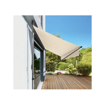 LIVARNO home Klemmmarkise 300 x 150, beige - B-Ware sehr gut