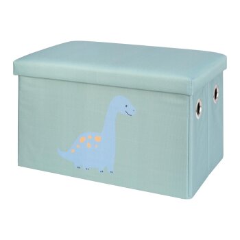 LIVARNO home Kinder-Sitztruhe, mit Dino- oder Regenbogenmotiv (Dino) - B-Ware sehr gut