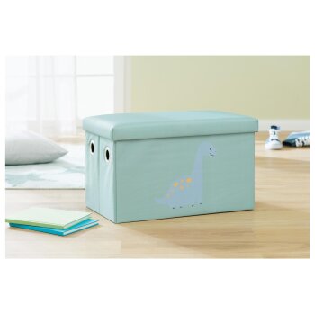 LIVARNO home Kinder-Sitztruhe, mit Dino- oder Regenbogenmotiv (Dino) - B-Ware sehr gut