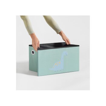 LIVARNO home Kinder-Sitztruhe, mit Dino- oder Regenbogenmotiv (Dino) - B-Ware sehr gut
