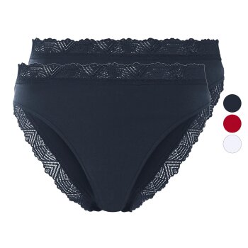 esmara® Damen Slips, 2 Stück, mit eleganter...