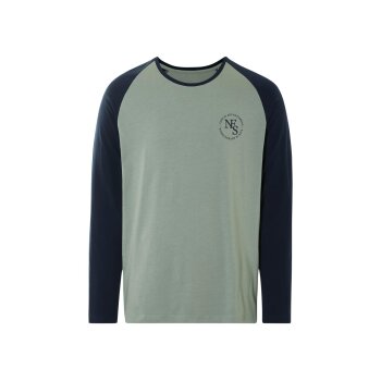 LIVERGY® Herren Pyjama mit Rundhalsausschnitt, lang - B-Ware