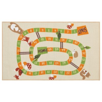 LIVARNO home Kinder-Spielteppich, 70 x 120 cm (Tiere) - B-Ware neuwertig