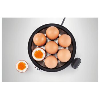 SILVERCREST® KITCHEN TOOLS Eierkocher SEK 450 A1, schwarz - B-Ware gut