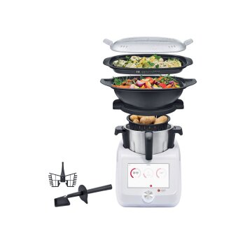 SILVERCREST® KITCHEN TOOLS Monsieur Cuisine Smart »SKMS 1200 A1«, weiß - B-Ware Transportschaden Kosmetisch