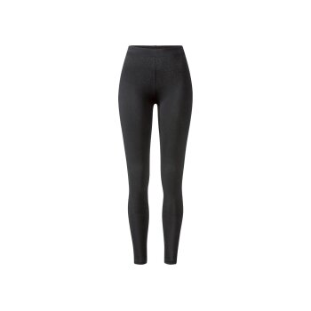esmara® Damen Leggings mit hohem Baumwollanteil (Schwarz, S(36/38)) - B-Ware neuwertig