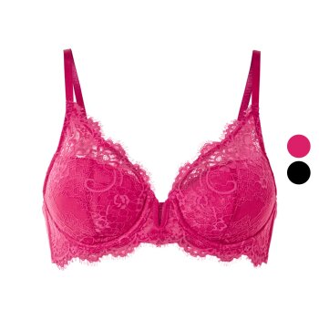 esmara® Damen Bügel-BH, mit eleganter Spitze -...