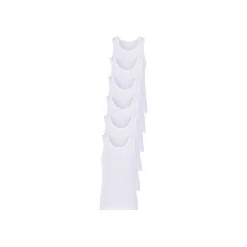 LIVERGY® Herren Achselhemden, 6 Stück - B-Ware
